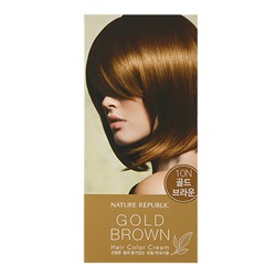 NATURE REPUBLIC Hair & Nature Hair Крем-краска для волос 10N Gold Brown