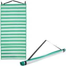 Коврик для пляжа и пикника Полоска 170*75 см, зелёный
