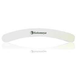 Пилка для ногтей Бумеранг 180/240 Curved White File, Solomeya 1 шт