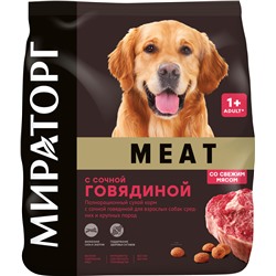 Сухой корм Meat д/взрос.собак сред.и круп.пород с сочн.говяд.10,0кг.1/1 к.1010017164