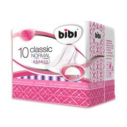 Прокладки "BIBI" Classic Normal Soft, 4 капли, 10 шт.