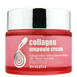 Крем для лица с коллагеном Collagen Ampoule Cream, ZENZIA  70 мл