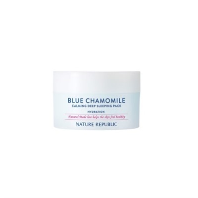 NATURE REPUBLIC Blue Успокаивающая маска для глубокого сна с ромашкой 80 мл.