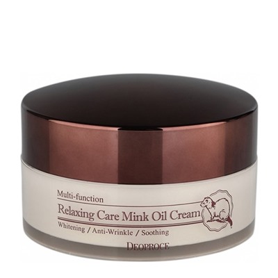 Крем расслабляющий с жиром норки RELAXING CARE MINK Oil Cream, DEOPROCE   100 мл