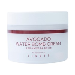 Крем для лица увлажняющий с экстрактом авокадо Avocado Water Bomb Cream, Jigott 150 мл