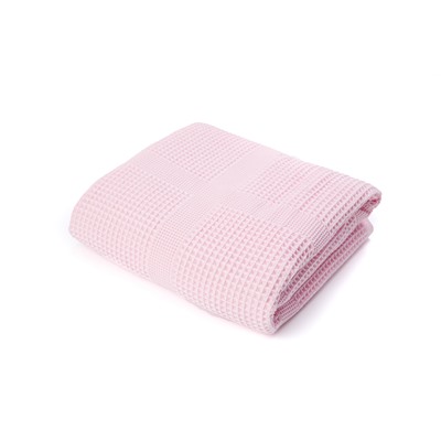 Полотенце вафельное, г/к, 260 гр/м2, 100х150, арт. CW 100-150, цвет: 112-розовая пастель