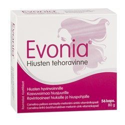 Витамины для волос и ногтей Evonia Hiusten Tehoravinne 56 таб