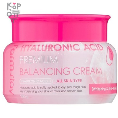 Farm Stay Hyaluronic Acid Premium Balancing Cream - Балансирующий крем с гиалуроновой кислотой 100мл.,