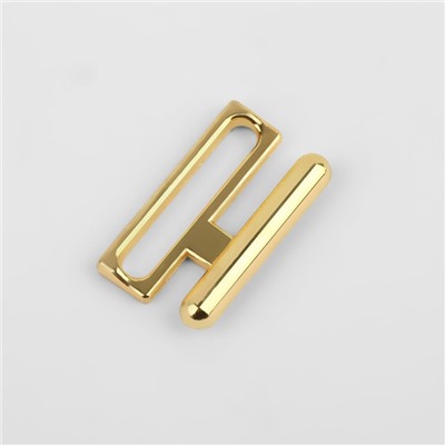 Застёжка для купальника, металлическая, 20 мм, 5 шт, цвет золотой