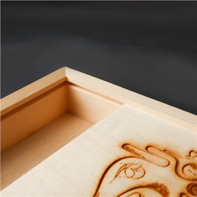 Органайзер для рукоделия «Швейная машинка», деревянный, 1 отделение, 13 × 13 × 3 см