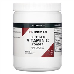Kirkman Labs, буферизованный порошок витамина C, с нейтральным вкусом 198,5 г (7 унций)