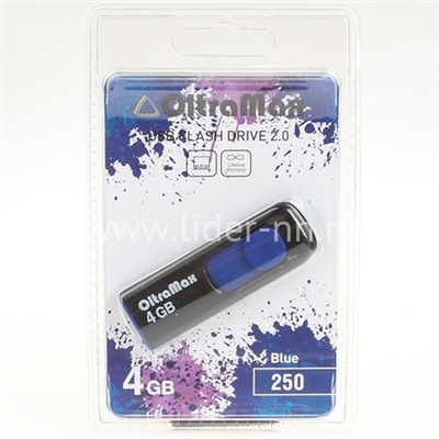 USB Flash 4GB Oltramax (250) синий