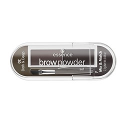 Тени для бровей Brow Powder Set, 02 для брюнеток