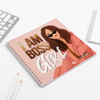 Смешбук I am BOSS Girl 20*20 см, 40 листов