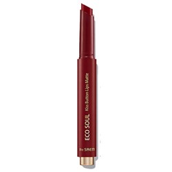 Помада для губ матовая, Eco Soul Kiss Button Lips Matte 03 Mauve Burgundy, the SAEM, 2 г