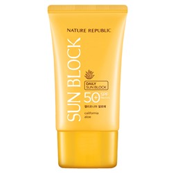 NATURE REPUBLIC California Aloe Ежедневный солнцезащитный крем SPF50+/PA++++