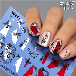 Fashion Nails, Слайдер-дизайн W41