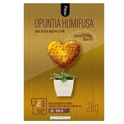 NOHJ Opuntia Humifusa gold foil Золотая фольгированная маска с экстрактом опунции (Питание)