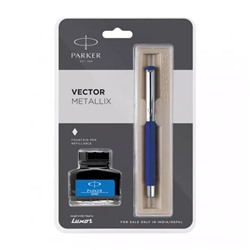 Ручка перьевая c чернилами, Vector Fountain Pen, произв. Parker