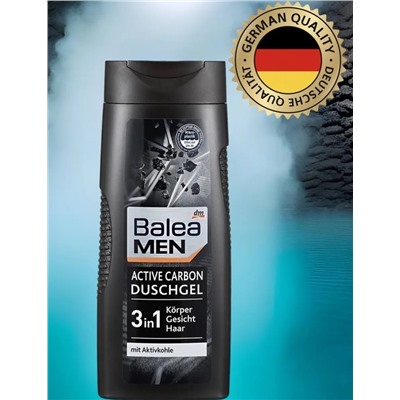 Гель д/душа Балеа Men 3 в 1 Active Carbon /300 мл