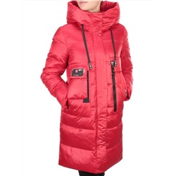 6809 RED Пальто зимнее женское KARERSITER (200 гр. холлофайбер) размер 46