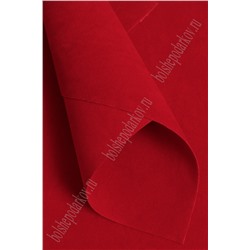 Замша искусственная двусторонняя, А4 (5 листов) SF-5973, красный №18