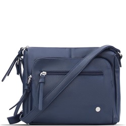 Женская сумка экокожа Richet 2670-08-08 Темно синий