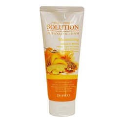 Пенка Natural perfect solution cleansing foam oatmeal & banana,  Deoproce, 170 г