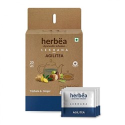 Лехана: чай для контроля веса (20 пак, 1,5 г), Lekhana Agilitea, произв. Herbëa