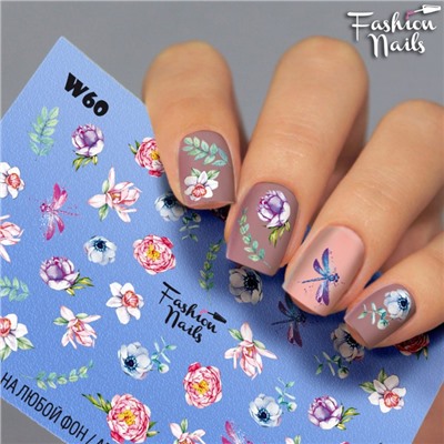 Fashion Nails, Слайдер-дизайн W60