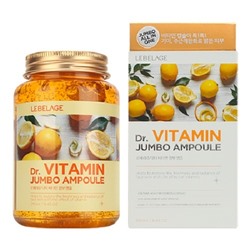 Сыворотка для лица витаминная осветляющая Dr. VITAMIN JUMBO AMPOULE, LEBELAGE, 250 мл