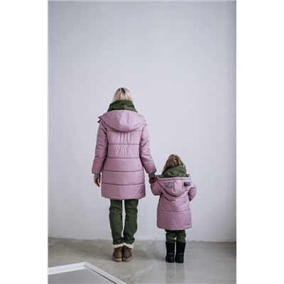 Пальто женское зима Розовый