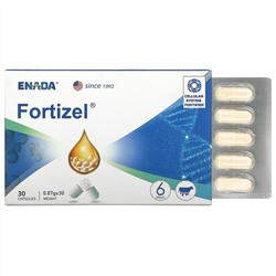 ENADA, Fortizel, укрепляющее средство для клеточной системы, 30 капсул