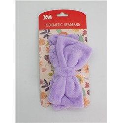 Косметическая повязка для волос "Delicate bow", purple