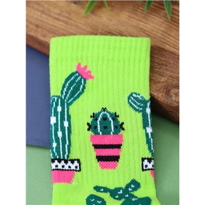 Носки женские "Cactus", р. 35-40, зеленый