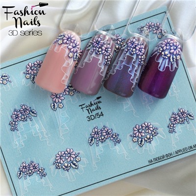 Fashion Nails, Слайдер-дизайн 3D/54