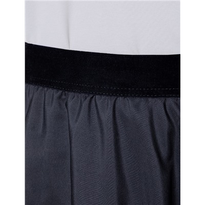 Трендовая юбка-баллон из тонкой тафты с матовым блеском