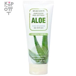 JIGOTT ALOE PURE CLEAN PEEL OFF PACK 180ml Маска-пленка для глубокого очищения пор,