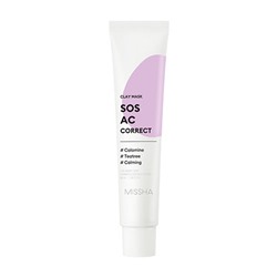 Missha SOS AC Correct Clay Глиняная маска для проблемной кожи