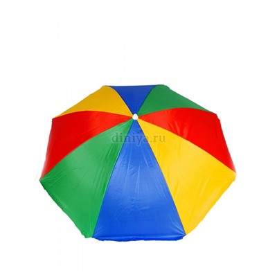 Зонт-пляжный DINIYA арт.8105 полуавт D=160 8K полоска