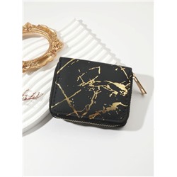 Кошелек "Marbleized purse", black (11*8,5 см)