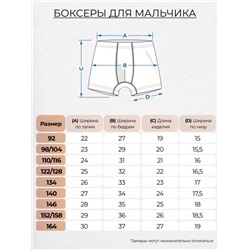 Трусы боксеры для мальчика Let's go LG 12357 Темно-синий