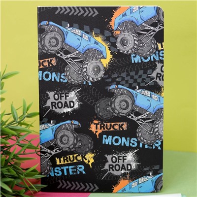 Тетрадь (A5) «Black monster truck» (13,5*20,5)