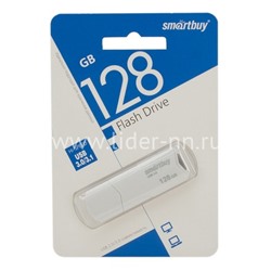 USB Flash 128GB SmartBuy CLUE белый 3.0