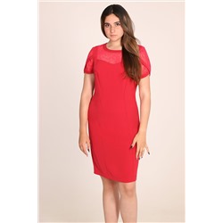 Платье красное больших размеров