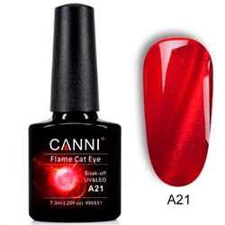 Canni, гель-лак Flame Cat Eye № A21