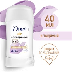 Dove  Стик  Женский  Невидимый 40мл/6 шт.