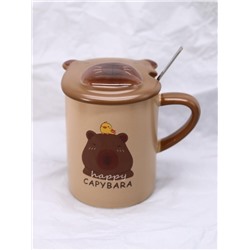 Кружка «Capybara and Bird», (400 ml)