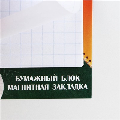 Магнитная закладка блок бумаги 30 л на выпускной «Выпускник начальной школы»