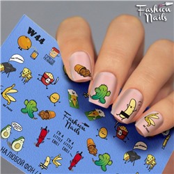 Fashion Nails, Слайдер-дизайн W44